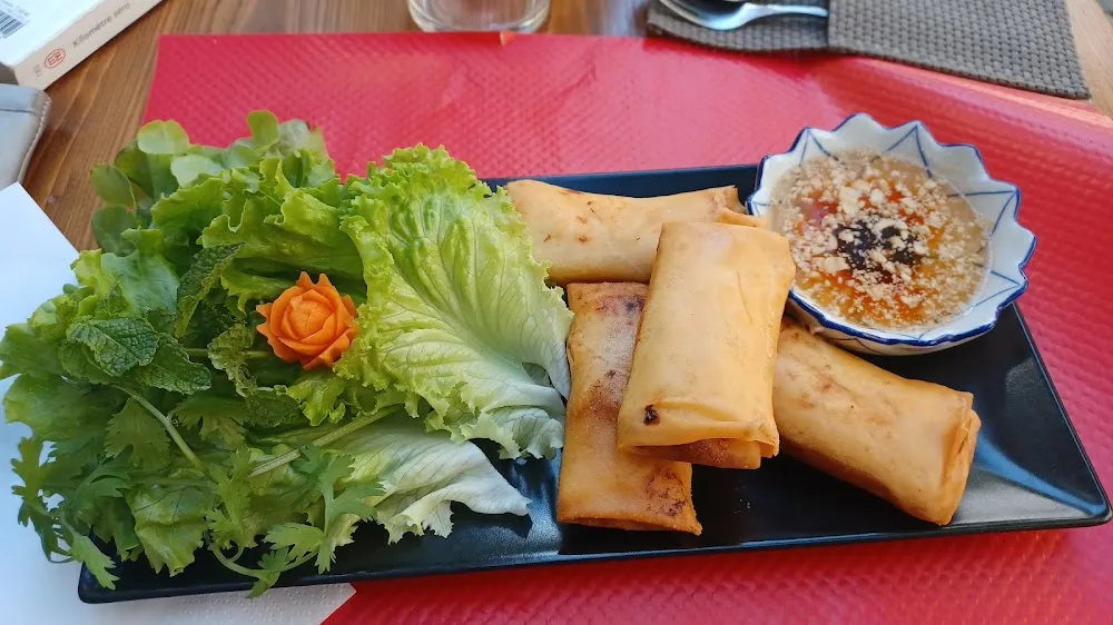 Nems Crevettes Et Legumes